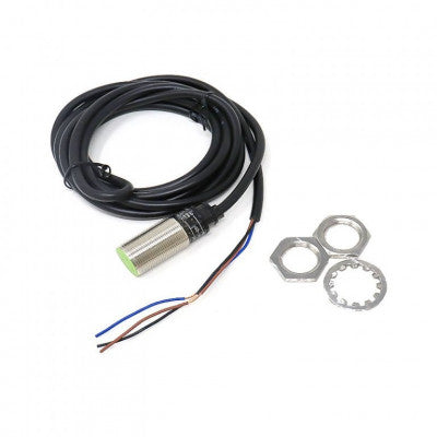 An Autonics PR18-5DN DC 10-30V 5mm M18 Inductive Proximity Sensor NPN-NO (Unshielded)