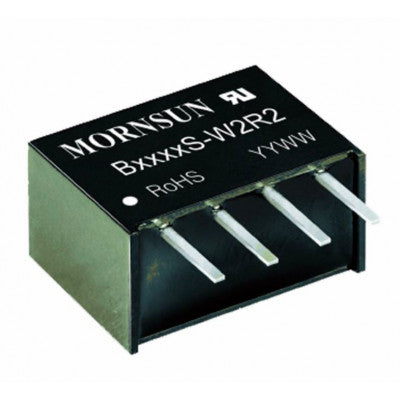 An B0303S-W2R2 Mornsun 3.3V to 3.3V DC-DC Converter 0.25W Power Supply Module - Compact SIP Package