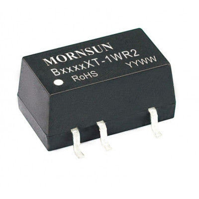 An B0312XT-1WR2 Mornsun 3.3V to 12V DC-DC Converter 1W Power Supply Module - Compact SMD Package