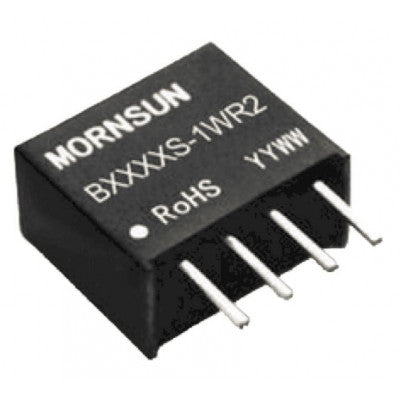An B0512S-1WR2 Mornsun 5V to 12V DC-DC Converter 1W Power Supply Module - Miniature SIP/DIP Package