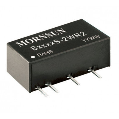 An B0512S-2WR2 Mornsun 5V to 12V DC-DC Converter 2W Power Supply Module - Miniature SIP Package