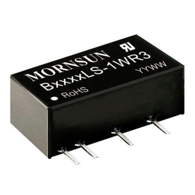 An B0524LS-1WR3 Mornsun 5V to 24V DC-DC Converter 1W Power Supply Module - SIP Package