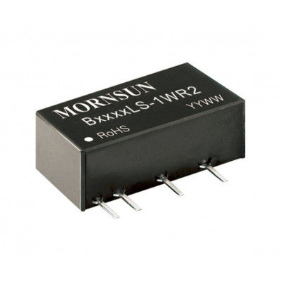 An B1224LS-1WR2 Mornsun 12V to 24V DC-DC Converter 1W Power Supply Module - Ultra Compact SIP Package