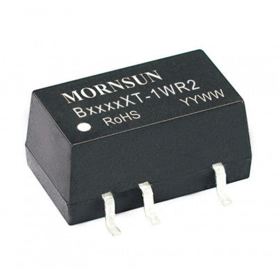 An B1224XT-1WR2 Mornsun 12V to 24V DC-DC Converter 1W Power Supply Module - Compact SMD Package