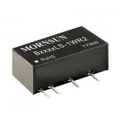 An B1512LS-1WR2 Mornsun 15V to 12V DC-DC Converter 1W Power Supply Module - Ultra Compact SIP Package