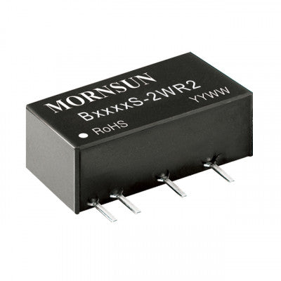 An B2405S-2WR2 Mornsun 24V to 5V DC-DC Converter 2W Power Supply Module - Miniature SIP Package