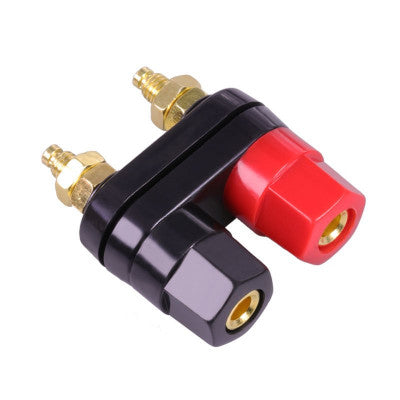 An Banana plugs Couple Terminals Red Black Connector Amplifier Terminal