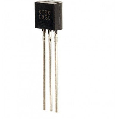 An BC183L NPN General Purpose Amplifier Transistor 30V 100mA TO-92 Package