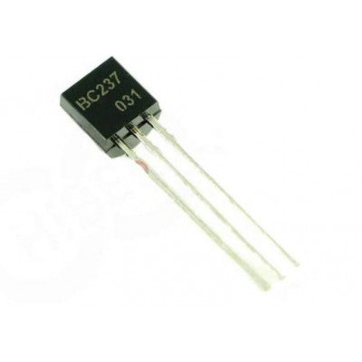 An BC237 NPN General Purpose Amplifier Transistor 45V 100mA TO-92 Package