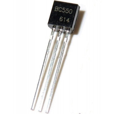 An BC550 NPN General Purpose Transistor 45V 100mA TO-92 Package - 5 Pieces Pack