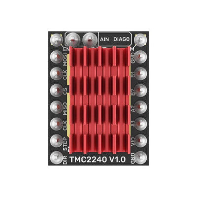 An BIGTREETECH BTT TMC2240 V1.0 Stepper Motor Driver