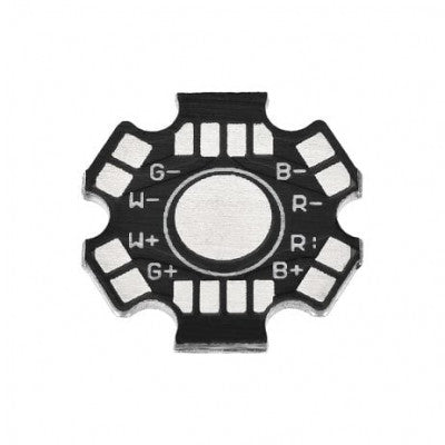 An Black 20MM 8PIN RGBW LED Aluminum Heatsink