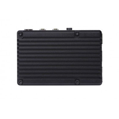 An Black Aluminum Heat Sink Case for Raspberry Pi 4 Model B