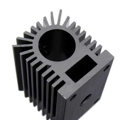 An Black Aluminium Heat Sink Holder for 12mm Laser Module