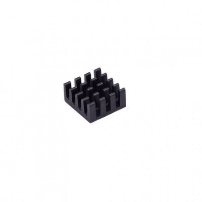 An Black Aluminum Heatsink for Raspberry Pi