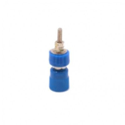 An Blue S4828 Brass Banana Jack Socket M4 24A 30-60V