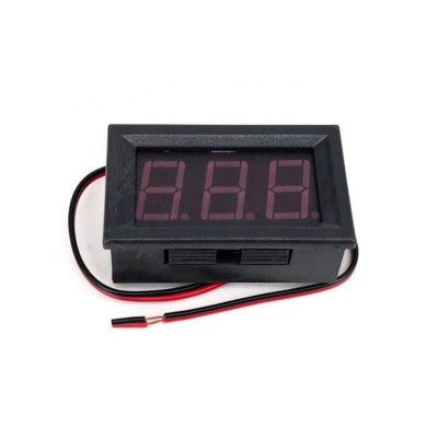 An Blue Two-Wire 0.56 Inch DC5V-120V DC Digital Display Voltmeter For Car Bicycle Motorcycle