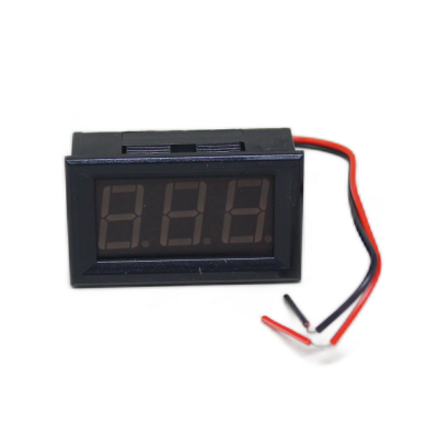 An Blue Two-Wire 0.56 Inch DC5V-120V DC Digital Display Voltmeter For Car Bicycle Motorcycle