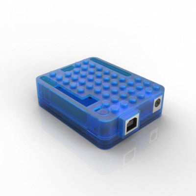 An Blue Arduino UNO R3 Injection Molding Case with Bubble