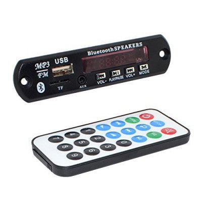 An Bluetooth MP3 Decoding Board Module with inbuilt SD Card Slot - USB - FM - and Remote Control