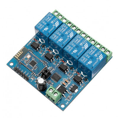 An DC 12V 4 Channel Bluetooth Wireless Control Relay Module