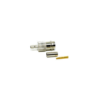 An BNC Straight Female Connector for Video Camera Cable
