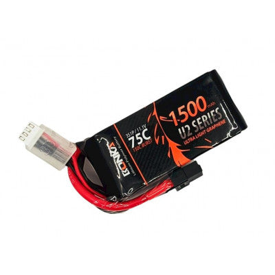 An Bonka 11.1V 1500mAh 75C 3S GR Ultra Light U2 Series Lipo Battery