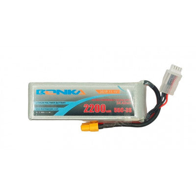 An Bonka 11.1V 2200mAh 55C 3S 1P Lipo Battery