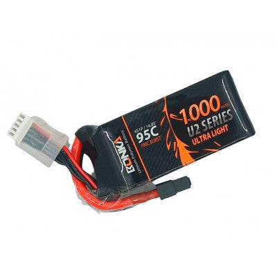 An Bonka 14.8V 1000mAh 95C 4S Ultra Light U2 Series Lipo Battery