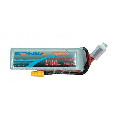 An Bonka 6.6V 2100mAh 25C 2S 1P LIFE Lipo Battery