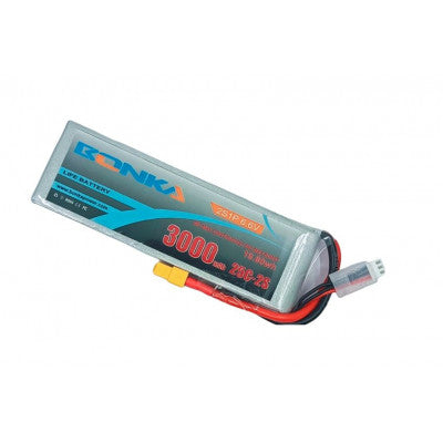 An Bonka 6.6V 3000mAh 25C 2S 1P LIFE Lipo Battery
