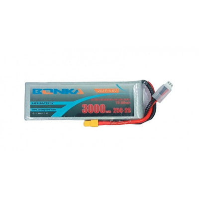 An Bonka 6.6V 3000mAh 25C 2S 1P LIFE Lipo Battery