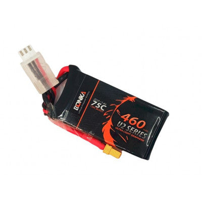 An Bonka 7.4V 460mAh 75C 2S GR Ultra Light U2 Series Lipo Battery