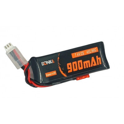 An Bonka 7.4V 900mAh 45C 2S Lipo Battery
