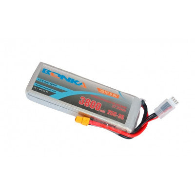 An Bonka 9.9V 3800mAh 25C 3S 1P LIFE Lipo Battery