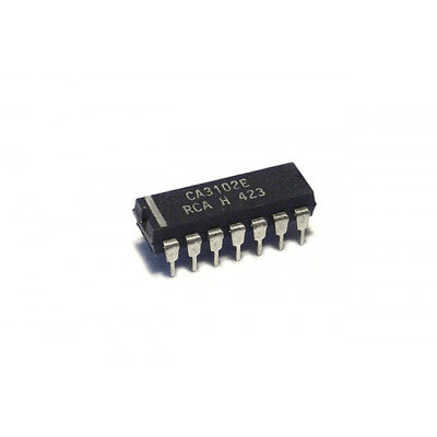 An CA3102E Dual High Frequency Differential Amplifier IC DIP-14 Package