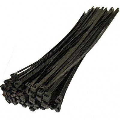 An 300mm - Cable Tie Pack - Black - 10 Pieces Pack