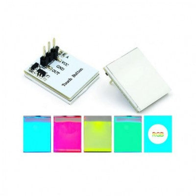 An Capacitive Touch Switch HTTM Touch Button Sensor Module For RGB Colorful Display Integrated Circuit