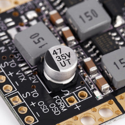 An CC3D NAZE32 F3 Power Distribution Board PDB With LC Filter & Dual BEC