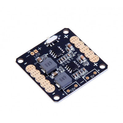 An CC3D V2 ZMR Power Distribution Board with Dual BEC LC Filter & LED Switch