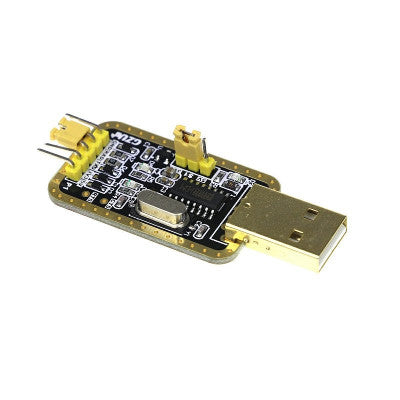 An CH340G USB to RS232 TTL Auto Converter Adapter Module for Arduino
