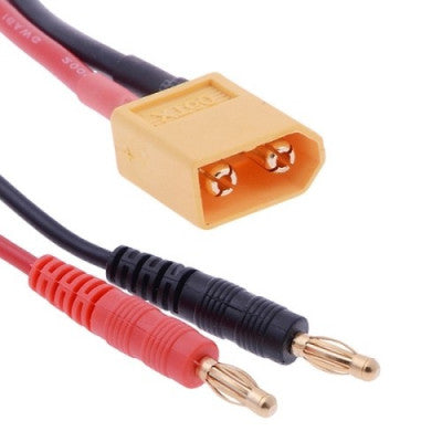 An Charge Cable w - Male XT60 4mm Banana plug 30cm
