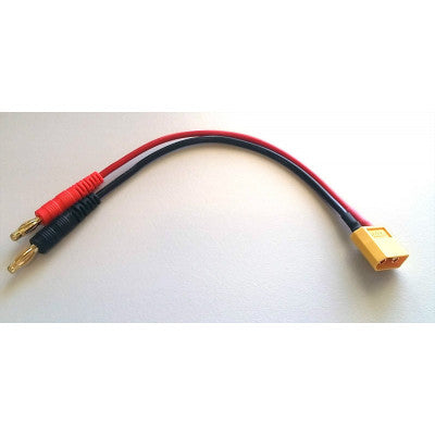 An Charge Cable w - Male XT60 4mm Banana plug 30cm