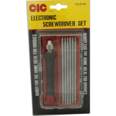 An CIC CS-6149 Multipurpose Electronic Combination Screwdriver Set