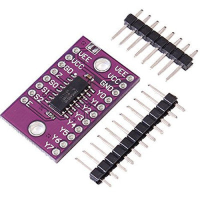 An CJMCU-4051 74HC4051 8 Channel Analog Multiplexer/Demultiplexer Breakout Board for Arduino