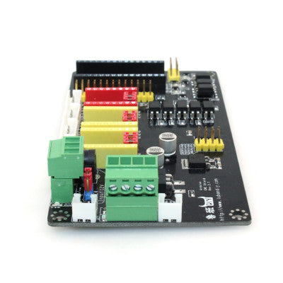 An CNC Three Axis Stepper Motor Drive Controller Motherboard compatible with Arduino