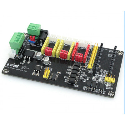 An CNC Three Axis Stepper Motor Drive Controller Motherboard compatible with Arduino