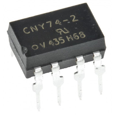 An CNY74-2 IC - 2-Channel Optocoupler with Phototransistor IC