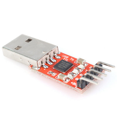 An CP2102 USB 2.0 to TTL UART Serial convertor Module