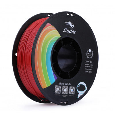 An Creality Ender-PLA+ 3D Printing Filament 1.75mm (1kg Red)